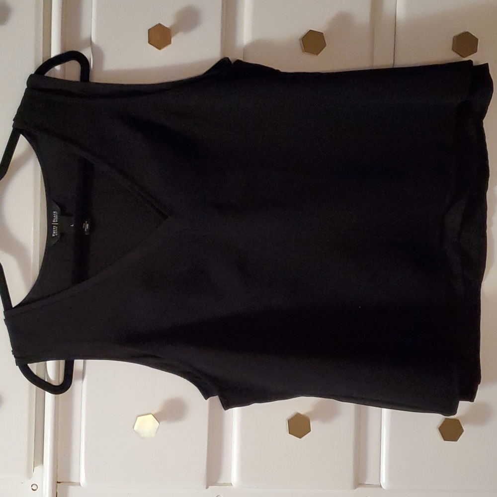 White house black market black tank blouse